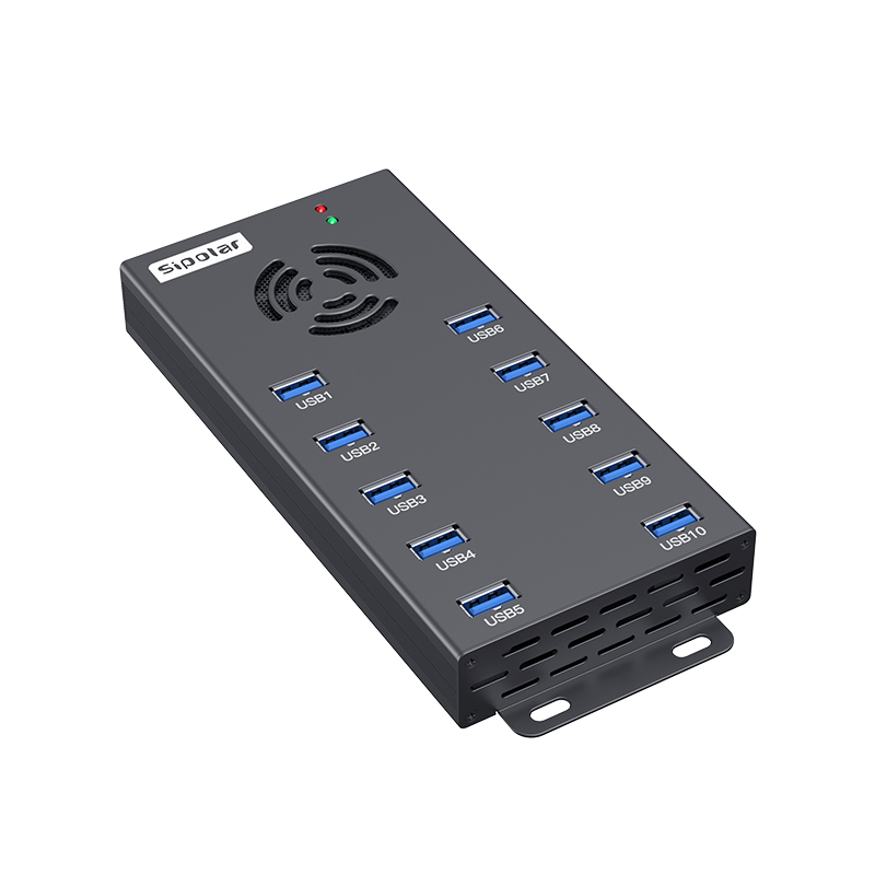 Sipolar A-423 10-port powered USB hub