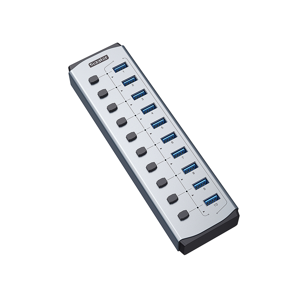 FS-803 10-Port USB-C 3.2 Hub